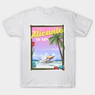 Alicante Spain travel poster T-Shirt